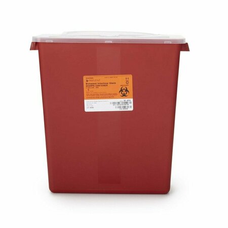 MCKESSON Prevent Multi-purpose Sharps Container, 3 Gallon, 13-1/2x12-1/2x6 Inch, 12PK 101-8710
